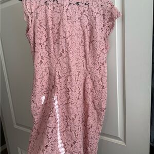 Pink Lace Dress